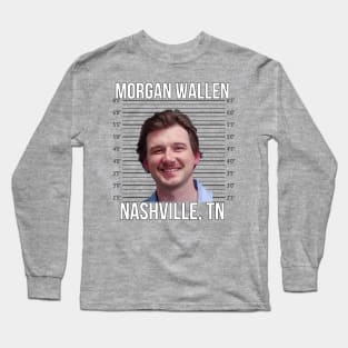 Morgan Wallen Mugshot Long Sleeve T-Shirt